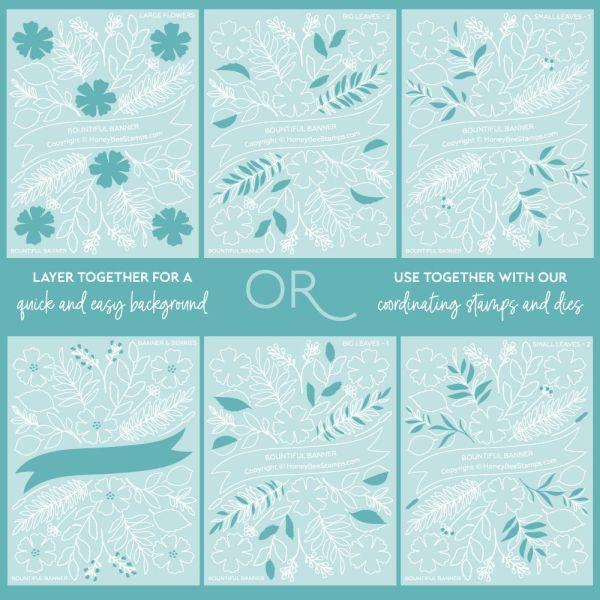 Bountiful Banner - Layering Stencils