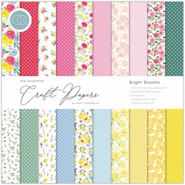 Bright Blooms - 12x12 Paper Pad