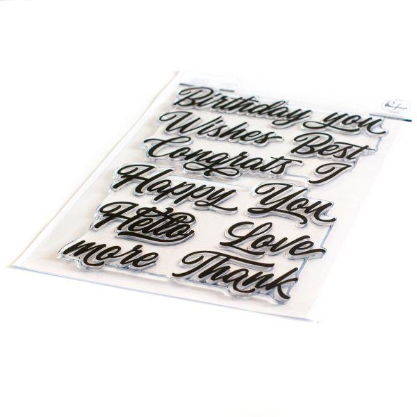 Brushed Sentiments Stamp Set