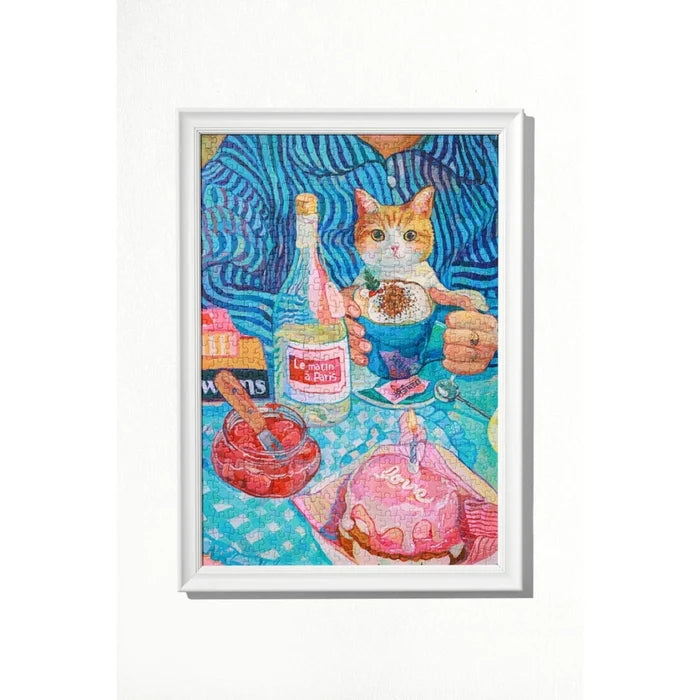 Café à Chats puslespil 500 brikker fra WEVE