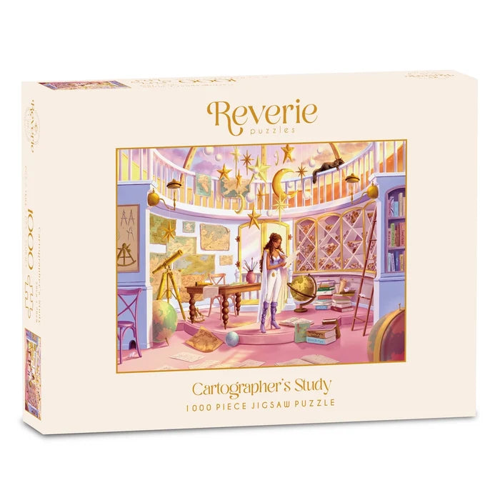 Cartographer's Study 1000 brikker luksuspuslespil fra Reverie