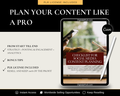 Social Media Content Planning Checklist with PLR License. Resell and keep 100% of the profits.