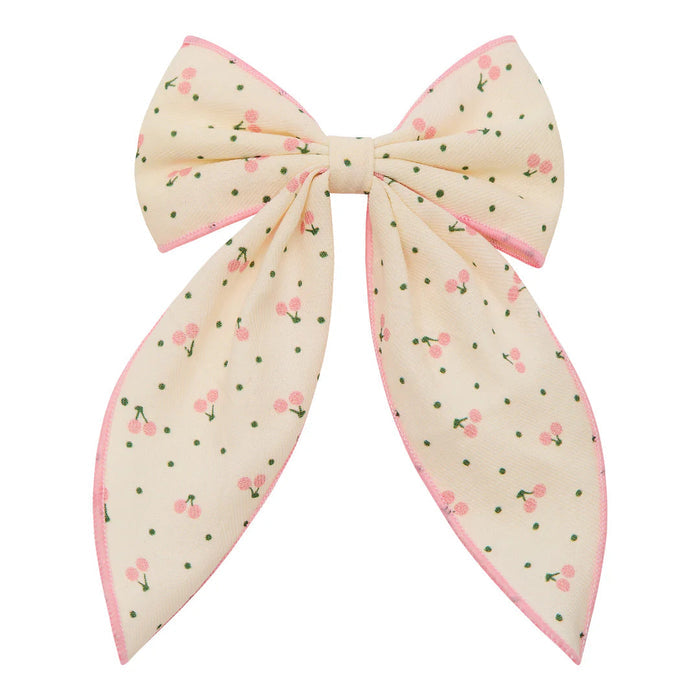 Cherry Print Bow – Mimi & Lula