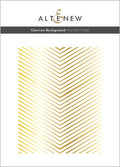 Chevron Background Hot Foil Plate