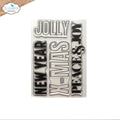 Christmas Lives Here - Clear Stamps - Peace & Joy