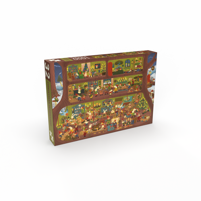 Christmas Workshop 1000 brikker julepuslespil fra Penny Puzzle