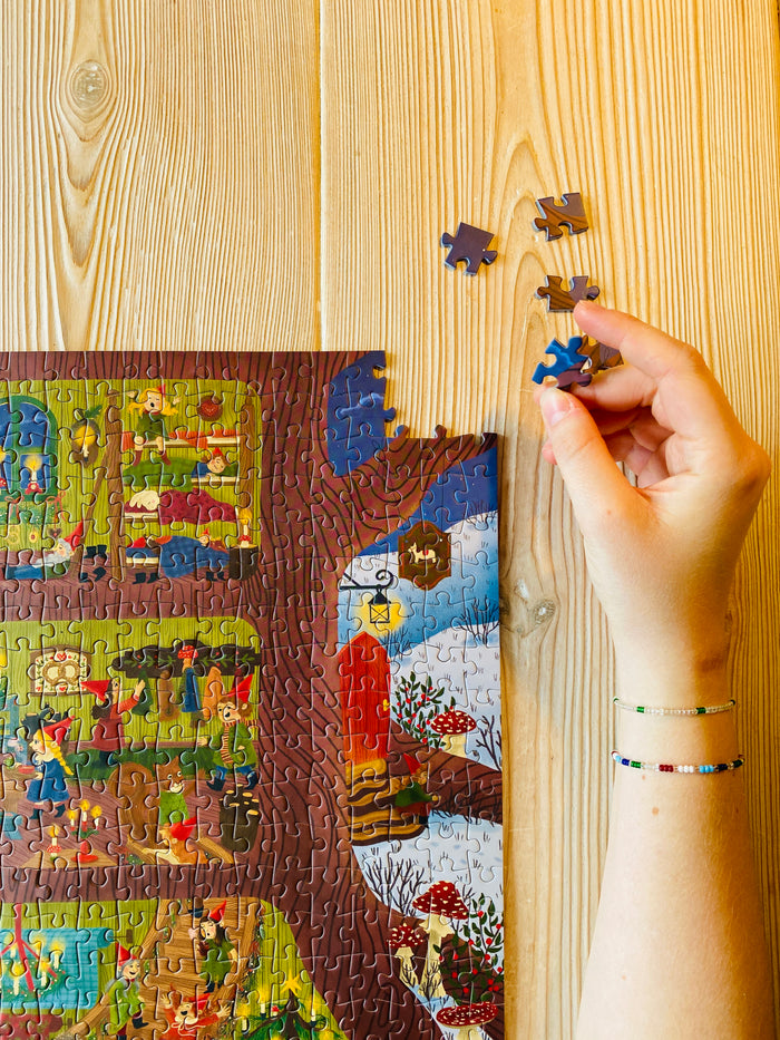 Christmas Workshop 1000 brikker julepuslespil fra Penny Puzzle