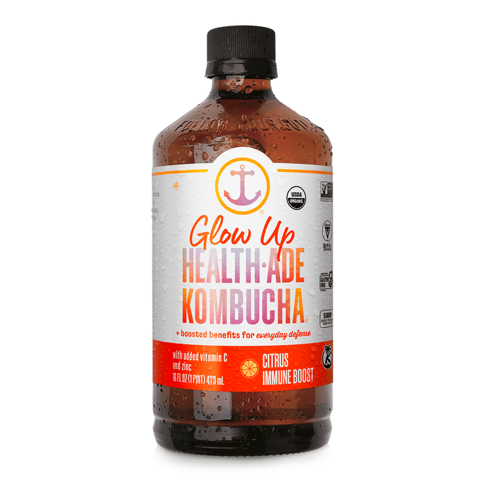 Citrus Immune Boost Glow Up Kombucha Health-Ade