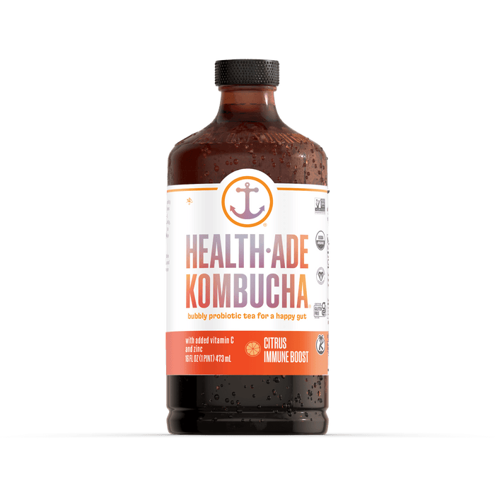 Citrus Immune Boost Glow Up Kombucha Health-Ade