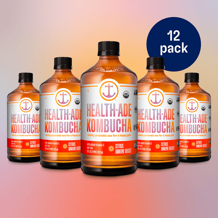 Citrus Immune Boost Glow Up Kombucha Health-Ade