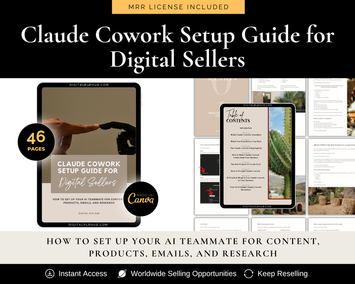 Claude Cowork Setup Guide for Digital Sellers