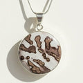 Coffee Bean Jasper Pendant set in 925 Sterling Silver