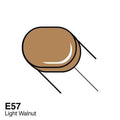 Copic Sketch Marker - E57 - Light Walnut