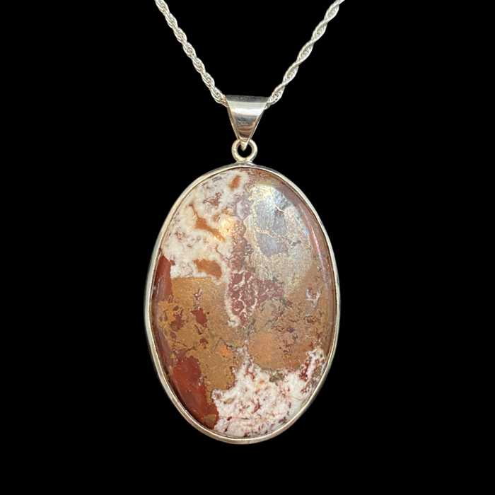 Copper Dolomite ~ Set in 925 Sterling Silver