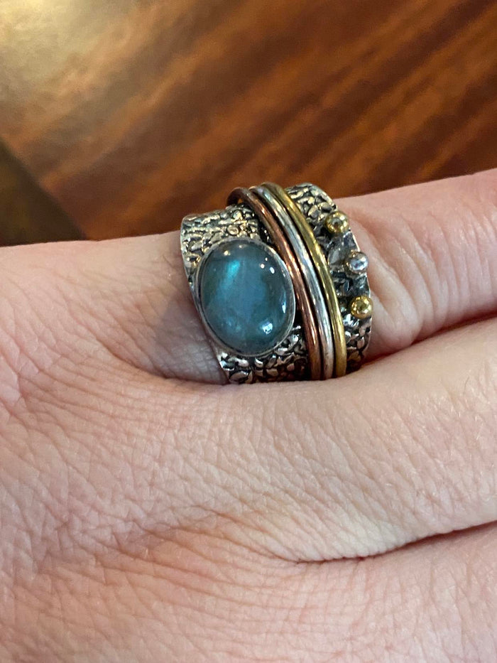 Copy of Size 6.5-7 Labradorite Ring