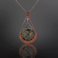 Crinoid and Copper ~ 16" with 2" extender