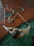 Dark Red Baltic Amber Necklace 18” adjustable