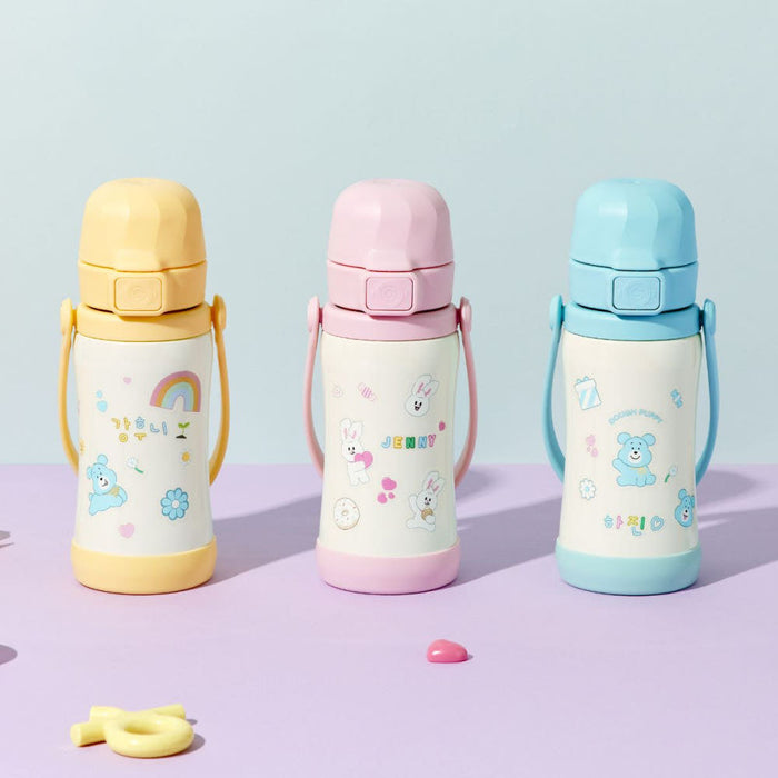 Deco Play One-Touch Toddler Water Bottle 300ml Blue – Grosmimi