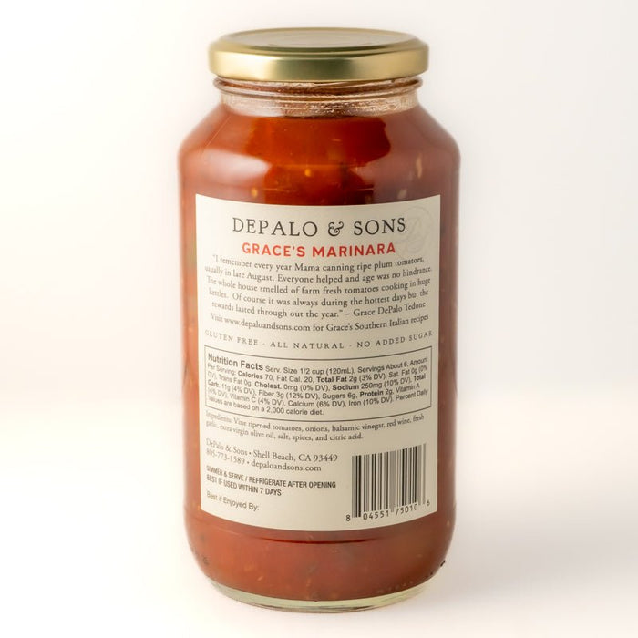 Depalo & Son's Pasta Sauce - Etto Pasta