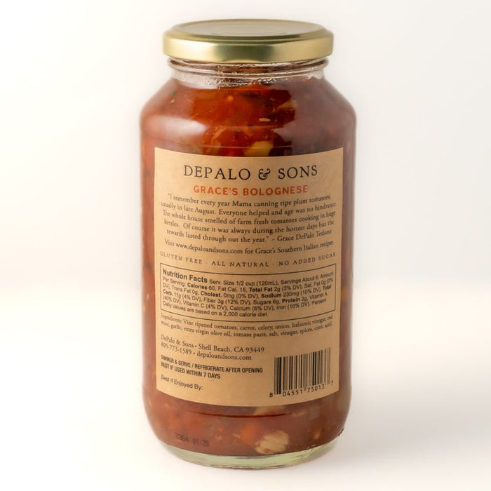 Depalo & Son's Pasta Sauce - Etto Pasta