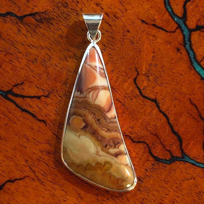 Desert Storm _ Rolling Hills Dolomite -925 Sterling Silver