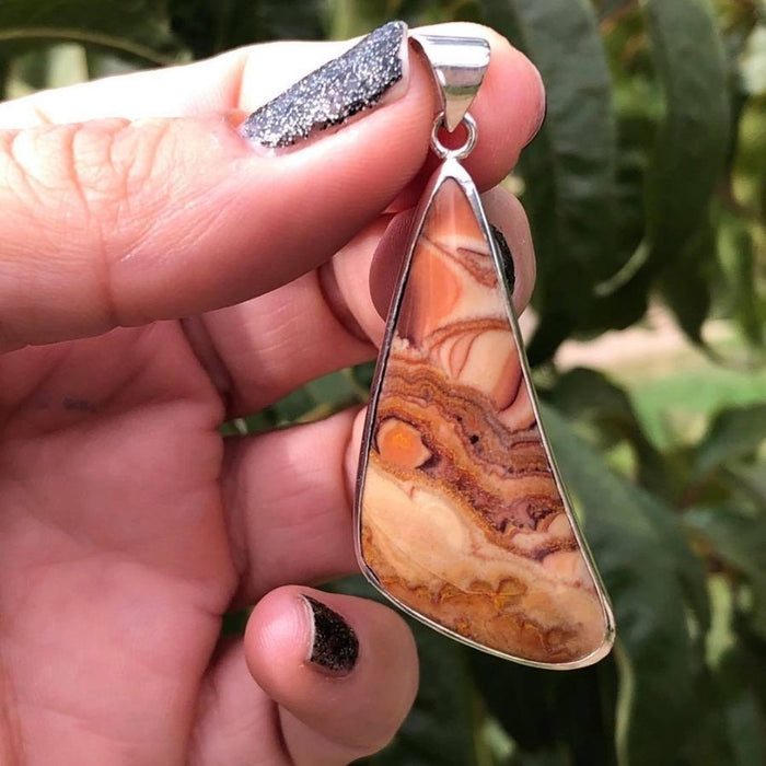 Desert Storm _ Rolling Hills Dolomite -925 Sterling Silver