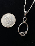 Diamond (Herkimer) Pendant and Chain