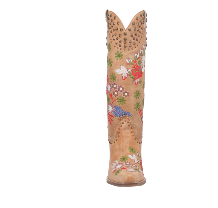 Dingo Women's "POPPY" Leather  Cowgirl Boots - Dudes Boutique