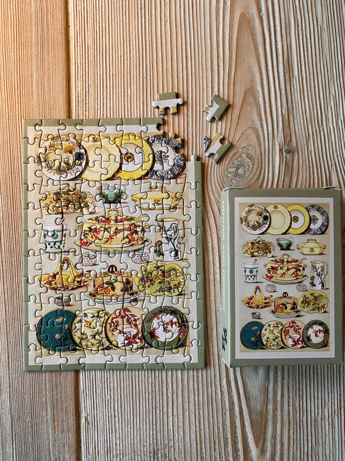 Dinner and Dessert minipuslespil med 99 brikker fra Penny Puzzle