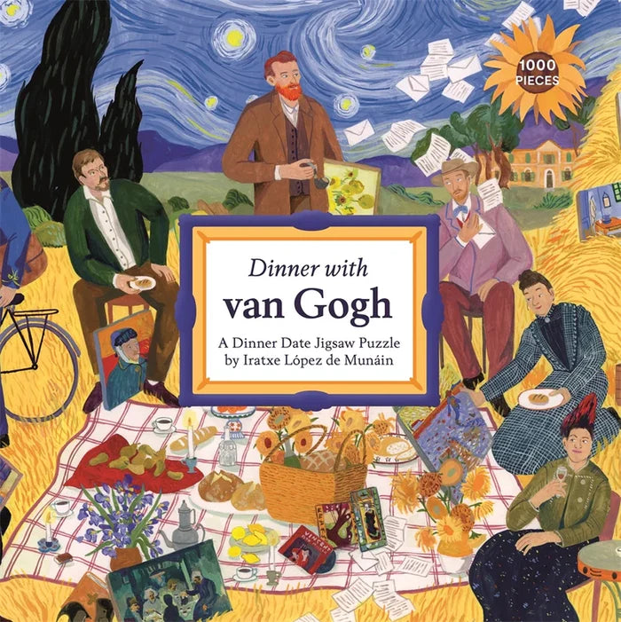Dinner with van Gogh puslespil med 1000 brikker fra Thames & Hudson