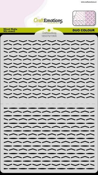 Duo Colour Stencil - Pattern No. 4