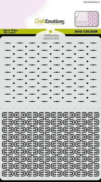 Duo Colour Stencil - Pattern No. 5