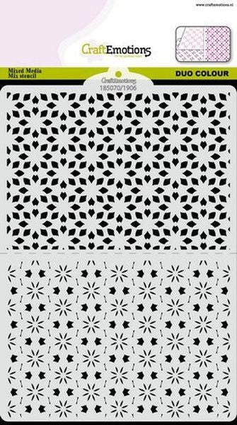 Duo Colour Stencil - Pattern No. 6