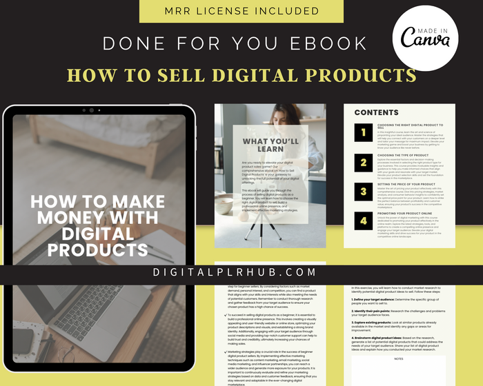 Beautiful self-love and mindset workbook. Canva editable with resale rights