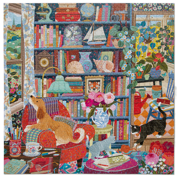 English Cottage Library eeBoo 1000 brikker puslespil