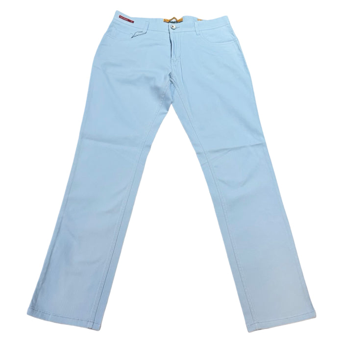 Enzo Alpha-431 Light Blue High End Pants - Dudes Boutique