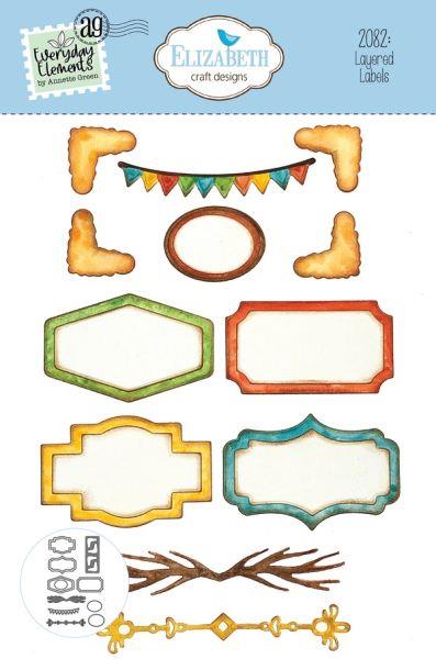 Everyday Elements - Layered Labels - Dies