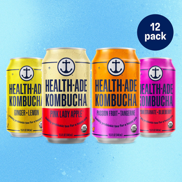 Fab Four Variety Pack in Cans Kombucha in cans Health-Ade