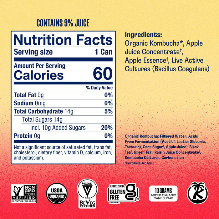 Fab Four Variety Pack in Cans Kombucha in cans Health-Ade
