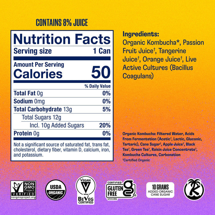 Fab Four Variety Pack in Cans Kombucha in cans Health-Ade