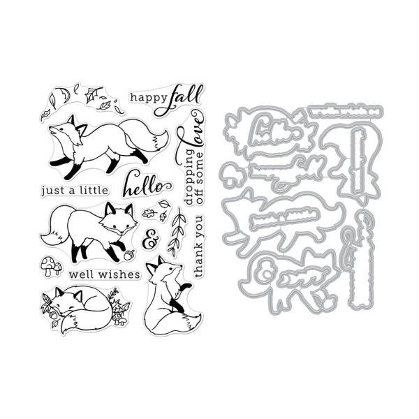 Fall Fox Stamp & Die Bundle