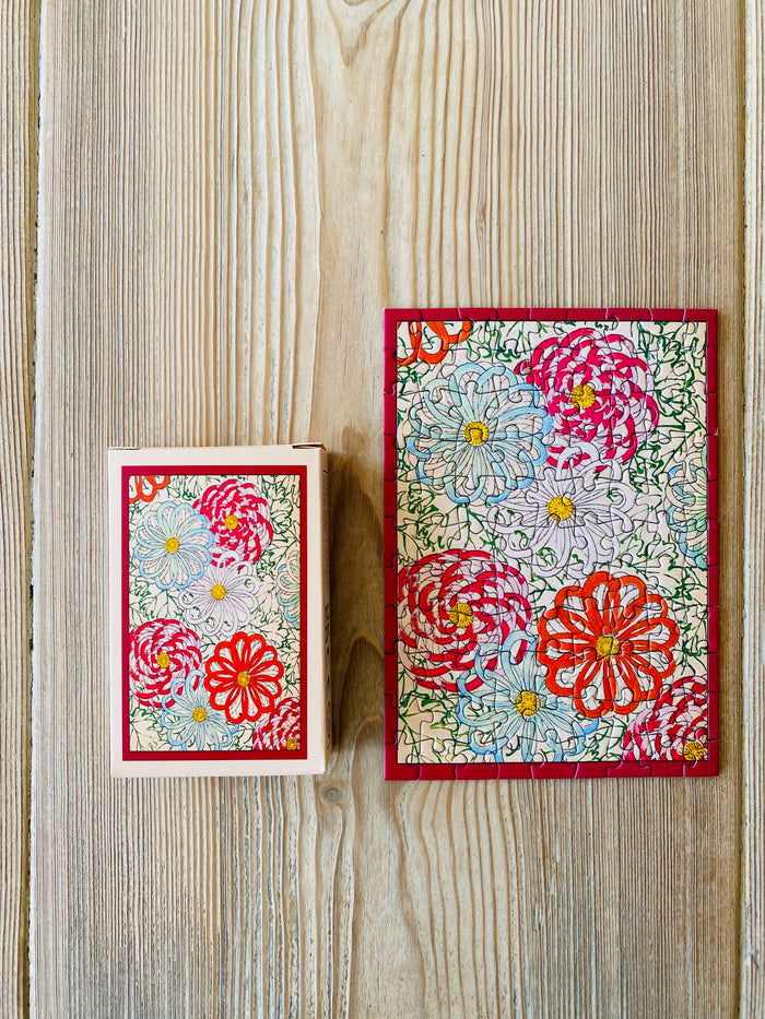 Flower Wheels minipuslespil 99 brikker fra Penny Puzzle