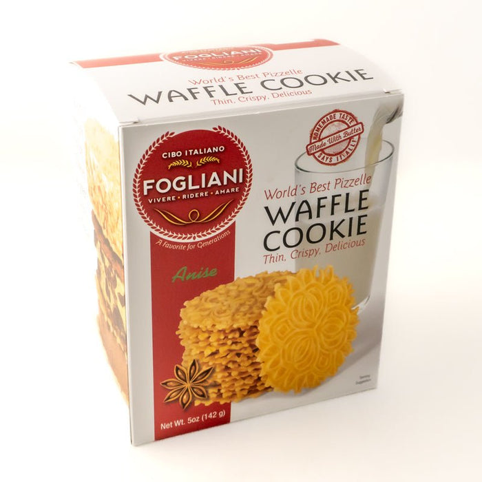 Fogliani Pizzelle (Waffle Cookies) - Etto Pasta
