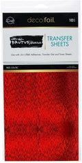 Foil Transfer Sheets - Red Static