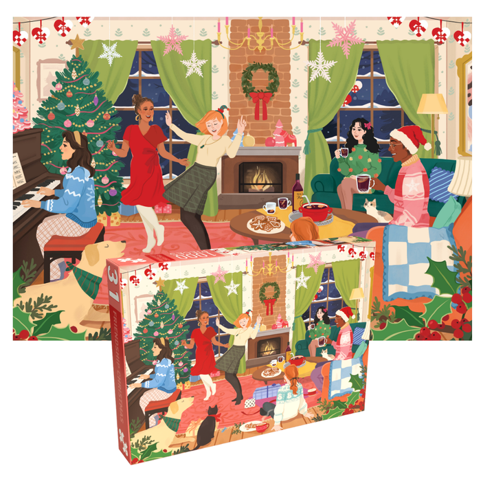 Friendship Christmas 1000 brikker julepuslespil fra Penny Puzzle
