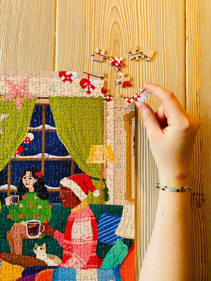 Friendship Christmas 1000 brikker julepuslespil fra Penny Puzzle