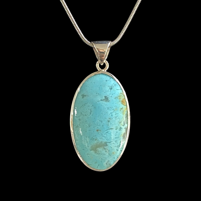 Genuine Kingman Turquoise Pendant