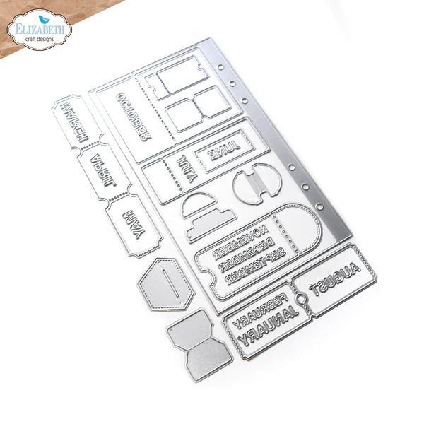 Get Crafty Planner Essential Collection - Tickets and Tabs - Dies