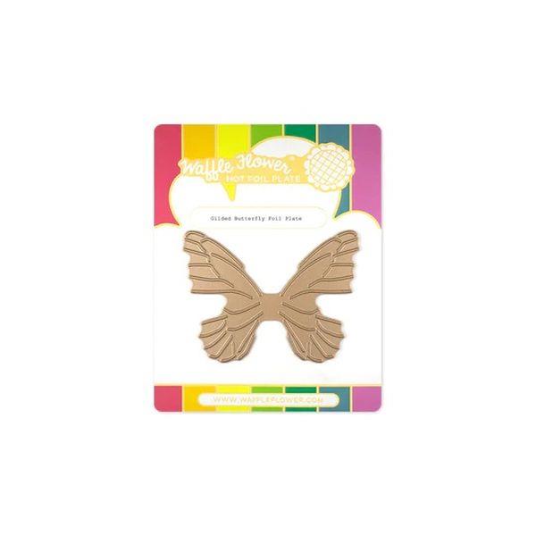 Create delicately beautiful butterflies with the Gilded Butterfly Foil Plate by cardmaker JJ Bolton. Use this foil plate to add shiny or iridescent accents to the wings of a butterfly. Complete the look by adding ink, paste, or paint with the coordinating