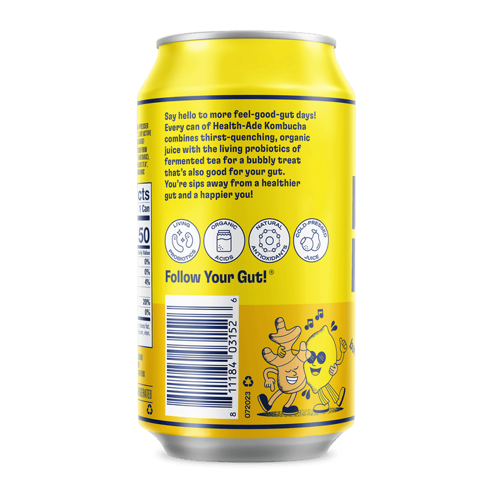 Ginger-Lemon Kombucha in Cans Kombucha in cans Health-Ade